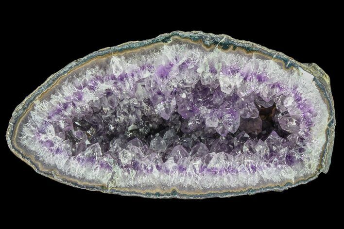 Purple Amethyst Geode - Uruguay #87410